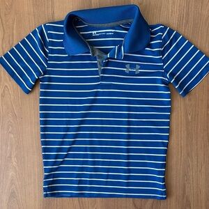 Under Armour Kids Navy and White Polo Shirt